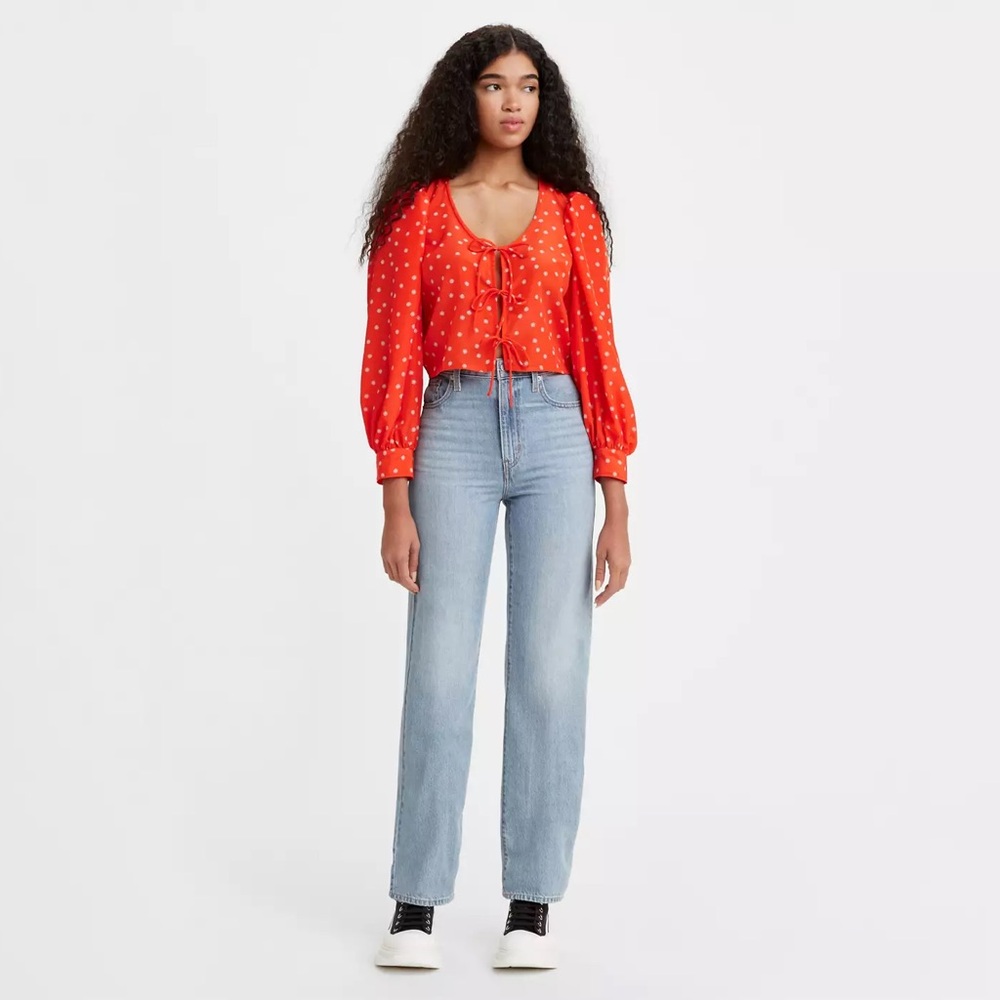 Levi's High Waisted Straight Jeans